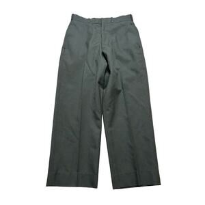 Vintage 1982 U.S. Military Wool Serge Dress Trousers Men's 29S Scovill Zip 28x24